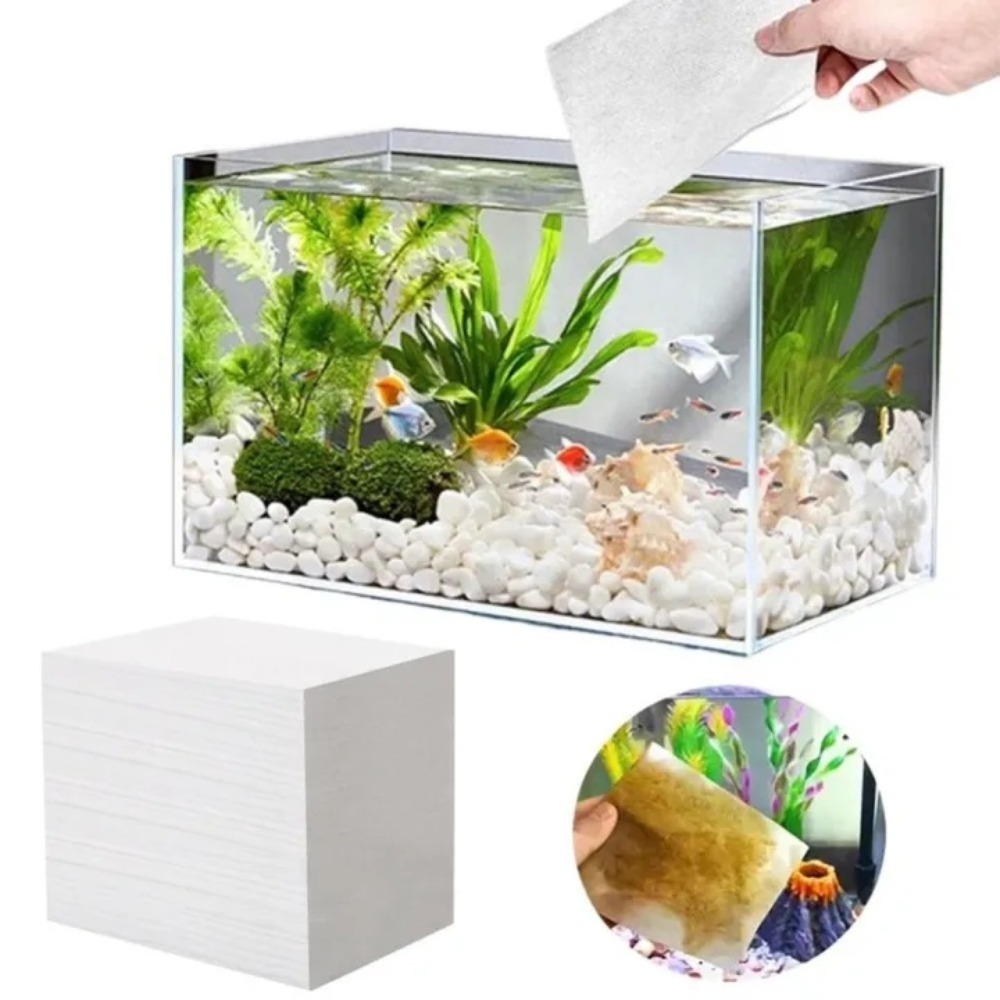 Aquarium Fish Yellow - 50 adet Çok Fonksiyonlu Filtre Akvaryum