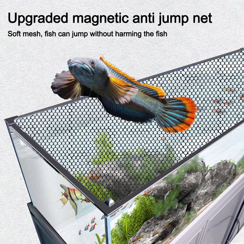 Aquarium Fish Net - Sağlam Manyetik Balık Tankı Kapağı DIY