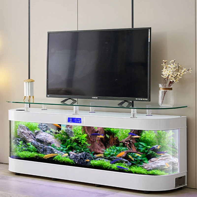 Aquarium Fish Delivery - TV Dolabı Cam Balık Tankı Akıllı