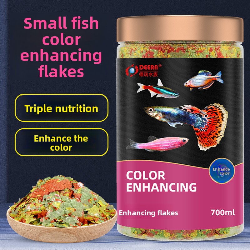 Fish Food Flake - DEERA Tropikal Balık Yemi, Guppy, Tetra,