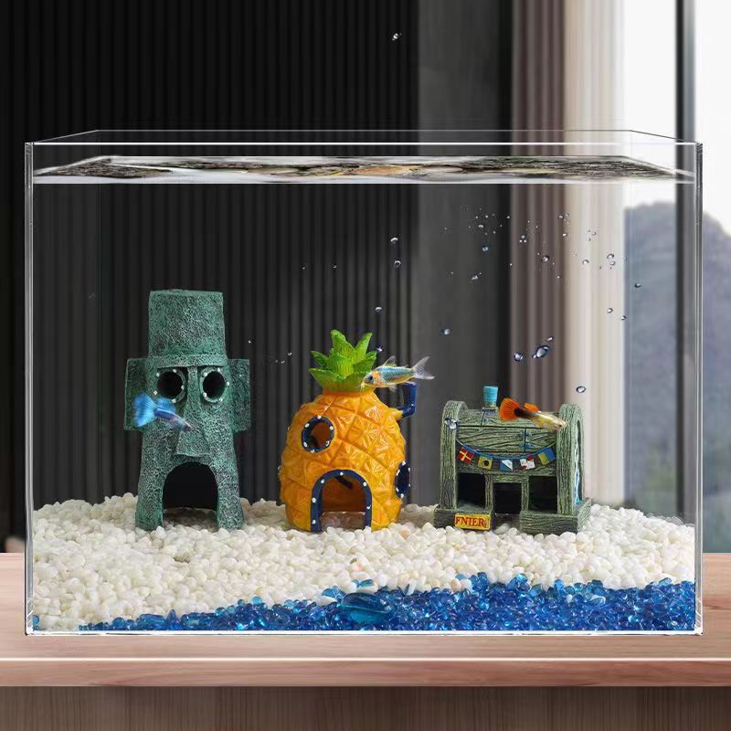 Aquarium Fish Names - Ananas Evı Akvaryum Dekorasyonu Balık Tankı