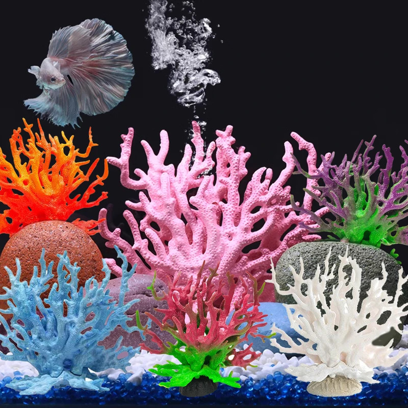 Aquarium Fish Colour - Akvaryum Mercan Simülasyonu Yapay Sahte Mercan