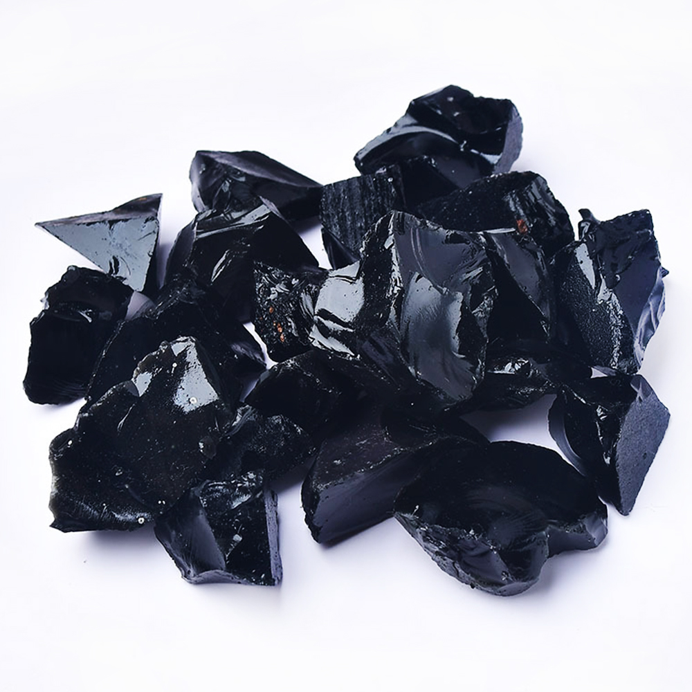 Doğal Siyah Obsidyen Ham Taşı  - Aquarium Fish Names incelemesi ve fiyatı