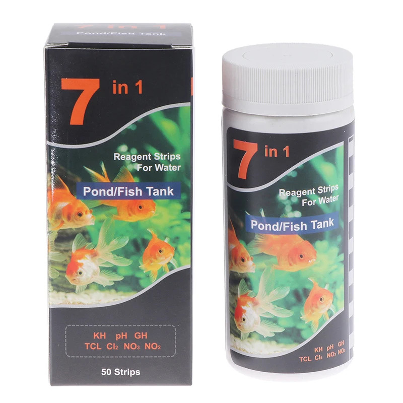 7'si 1 Arada PH Test Şeridi, A - Aquarium Fish In Pond incelemesi ve fiyatı