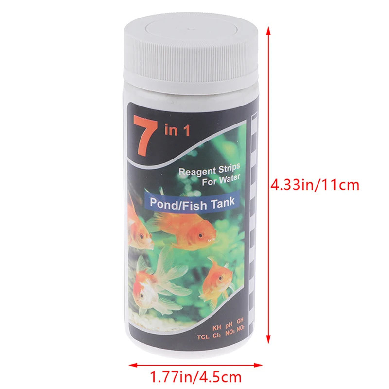 7'si 1 Arada PH Test Şeridi, A - Aquarium Fish In Pond incelemesi ve fiyatı