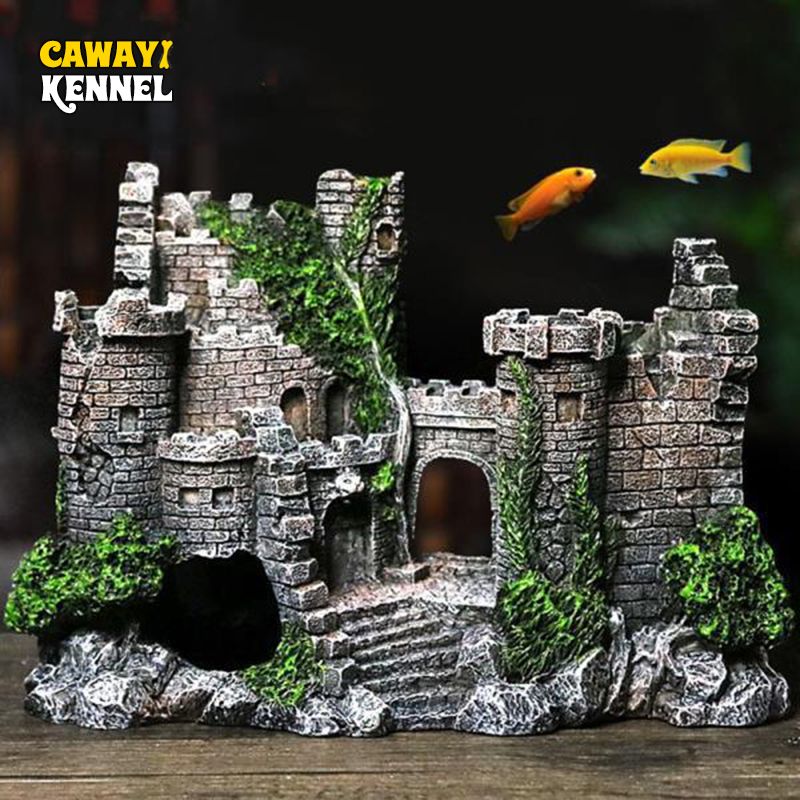Rastgele Renk Yaratıcı Kale Şe - Aquarium Fish Names incelemesi ve fiyatı
