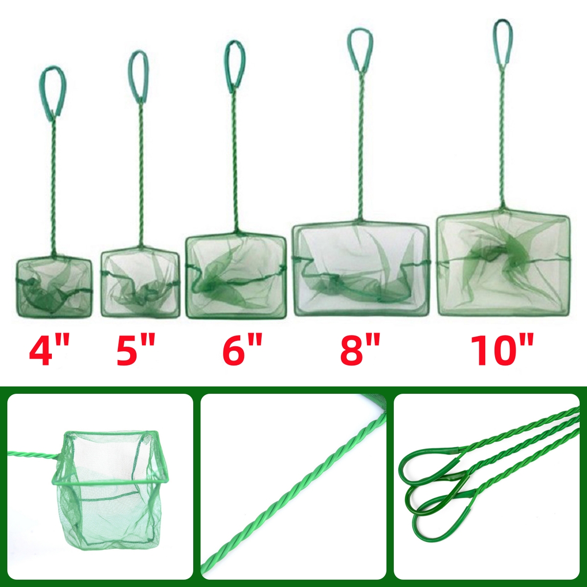 3 ~ 10 inç Taşınabilir Naylon  - Aquarium Fish Net incelemesi ve fiyatı